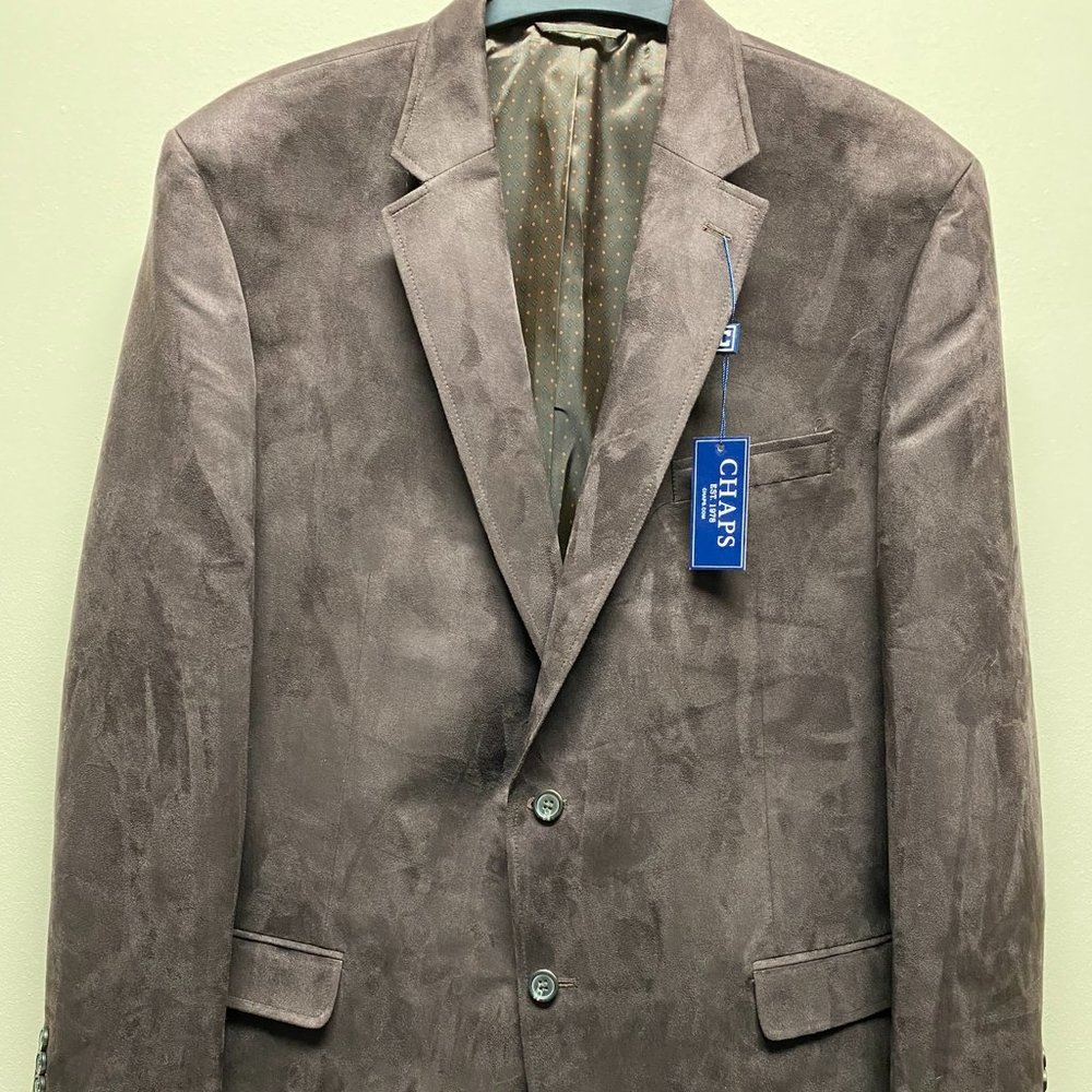 Chaps Burgandy Sports Coat - 46L